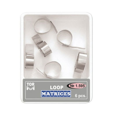 Class I Instrument Classification Dental Loop Matrices Kit 6PCS/PK 1.597 TOR VM Height 7mm with Metal Material