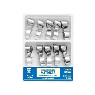 Dental Contoured Metal Matrix Pony Matrices Small with Ledge 12 pcs. TOP BM 1.341 Power Source Manual Items no. 1.341