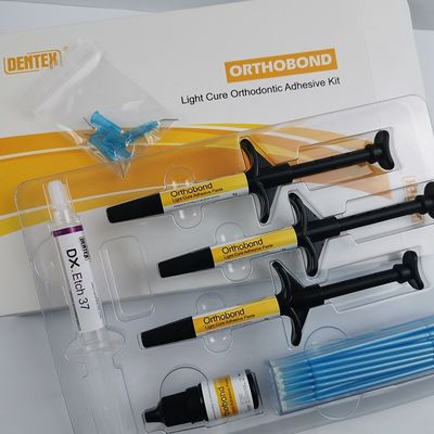 Long Shelf Life Dentex Orthobond Direct Restoration Light Cure Nano-Hybrid Orthodontic Adhesive Kit Composite Dental Material