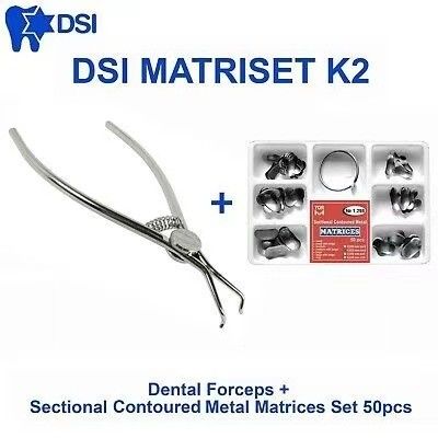 12pcs/kit TOP BM Dental Lug Matrices Matrix Bands Medium with Ledge 0.05mm For PROFESSIONAL DENTAL Procedures and Professional