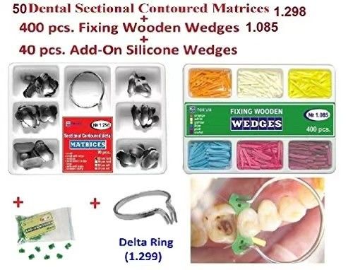 1.298 TOR VM PROFESSIONAL DENTAL Filling Materials Advanced Kit of Sectional Contoured Matrices for MFDS Safety Standard