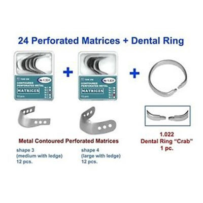 HOT DENTAL 1.399 RINGS KIT Dental Areal Accessories for Sectional Matrices Installation of Class II Instrument
