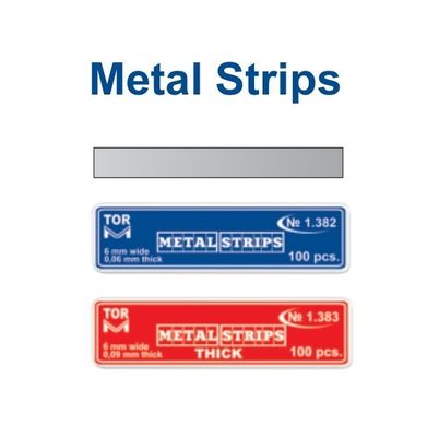 Instrument classification Class II TOR-VM Perforated Prophylactic Metal Strips 1.386 for Tartar Removal