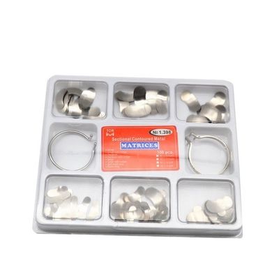 1.331 Matrix Bands 12 pcs/kit TOP BM Dental Filling Materials TOR VM Perforated Metal Matrices Flat for accurate shaping