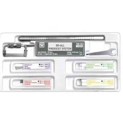 Class II Dental Proxicut Diamond Strips 1.385 12pcs/Do-All Proxicut System Imported from Russia for Dental Professionals
