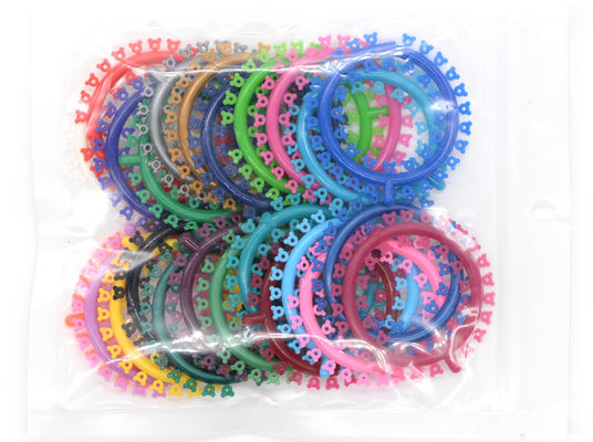 2024 Long/Short/Continuous Size Dental Orthotic Elastolink Power Chain Clear White with GB15979-2002 Safety Standard