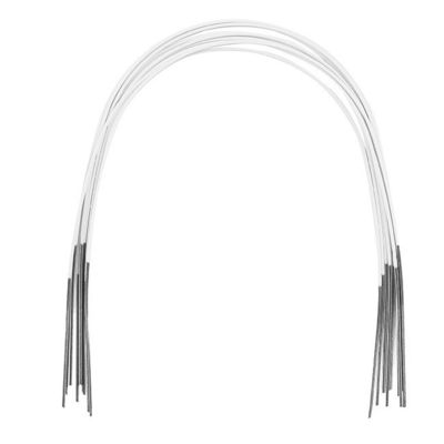 White Coated Arch Wire Natural NiTi Dental Orthodontics Aesthetic Wire with CE Certification
