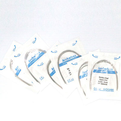 White Coated Arch Wire Natural NiTi Dental Orthodontics Aesthetic Wire with CE Certification