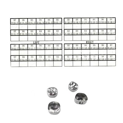 Good Preformed Primary Molar Temporary Kit Stainless Steel Metal Material Dental Kids Crown 48sizes Shelf Life 2 years