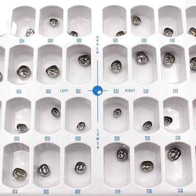 Good Preformed Primary Molar Temporary Kit Stainless Steel Metal Material Dental Kids Crown 48sizes Shelf Life 2 years