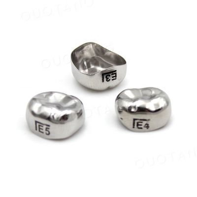 Good Preformed Primary Molar Temporary Kit Stainless Steel Metal Material Dental Kids Crown 48sizes Shelf Life 2 years