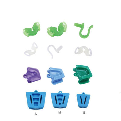 Small Size Dental Plastic Bite Frame Silicone Mouth Props Bite Block Mouth Opener S M L for Professional