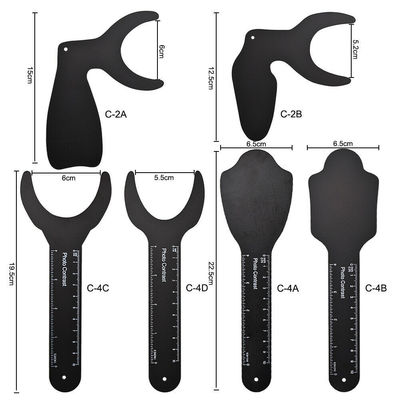 ISO 9001 2008 Certified Black Aluminum Magnesium Alloy Dental Contrast Board Perfectly Suited for Intraoral Photography