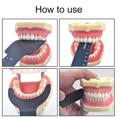 ISO 9001 2008 Certified Black Aluminum Magnesium Alloy Dental Contrast Board Perfectly Suited for Intraoral Photography