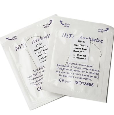 Reverse Curve Stainless Steel Wire for Lingual Bracket in Orthodontic Treatment