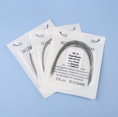 Class II Metal Hot ALS Dental Orthodontic NITI Arch Wire 0.012 0.014 0.016 Inch Round and Rectangular