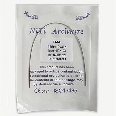 Class II Metal Hot ALS Dental Orthodontic TMA ArchWires 1725 Brackets Wire Round and Rectangular