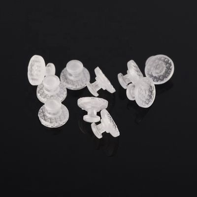 CE ISO Certified Dental Orthodontic Plastic Ceramic Clear Invisible Lingual Button for Invisible Orthodontic Treatment