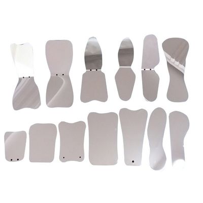 6Pcs Dental Reflector Photo Glass Mirrors for Contrast Black Background Photography CE ISO Certified and Affordable