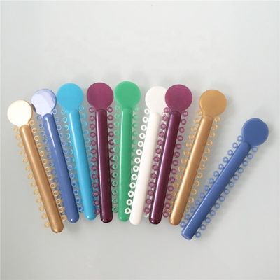 Hot Dental Care Cartoon Shape Colorful 39 Colors Orthodontic Ligature Box with Manual Power Source and Transparent Design