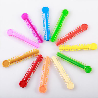Hot Dental Care Cartoon Shape Colorful 39 Colors Orthodontic Ligature Box with Manual Power Source and Transparent Design