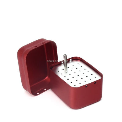Certification CCC 30 Holes Dental Endo Block Aluminum Burs Files Sterilization Box for Class II Instrument Classification