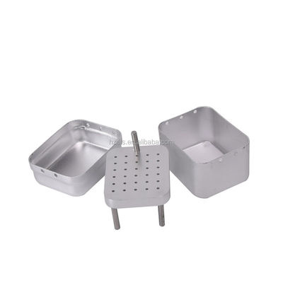 Certification CCC 30 Holes Dental Endo Block Aluminum Burs Files Sterilization Box for Class II Instrument Classification