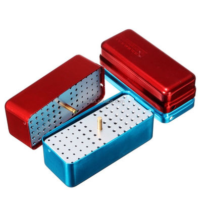 Certification CCC 30 Holes Dental Endo Block Aluminum Burs Files Sterilization Box for Class II Instrument Classification