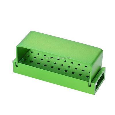 Disinfection Diamond Dental Bur Holder Stand 30 Holes Medical Grade Aluminum