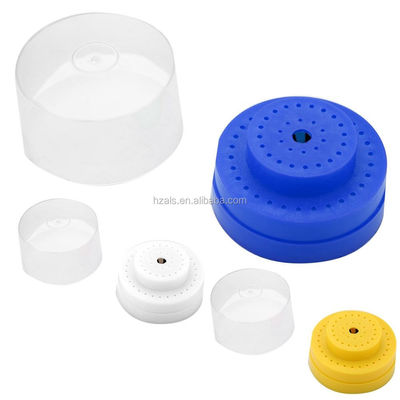 Assorted Round Dental Bur Block Holder Station box For Dental Lab