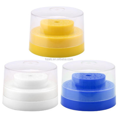 Assorted Round Dental Bur Block Holder Station box For Dental Lab