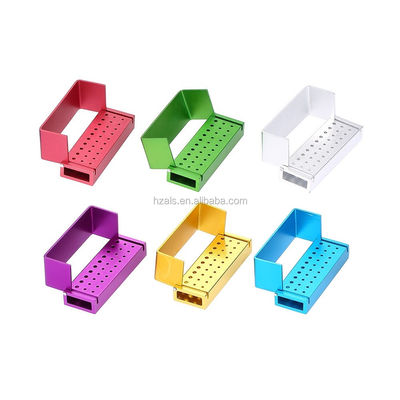 Disinfection Orthodontic Accessory Diamond Dental Bur Holder Aluminium