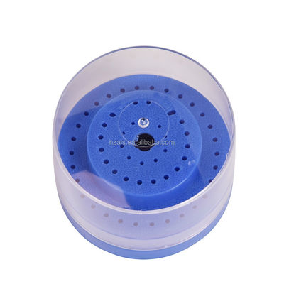 Round Manual Dental Orthodontic Accessory Bur Block Holder Organizer Box Sterilizable