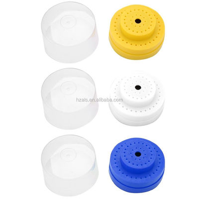 Round Manual Dental Orthodontic Accessory Bur Block Holder Organizer Box Sterilizable