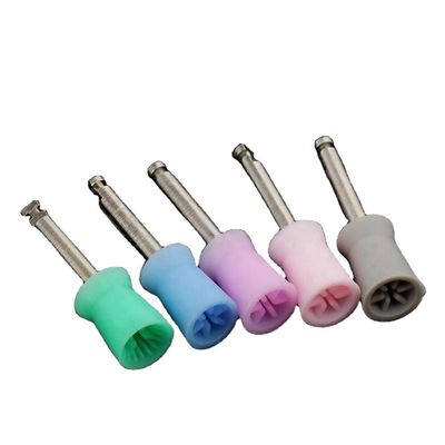 Tooth Orthodontic Accessory Rubber Cup Dental Prophylaxis 100pcs Mixed Color