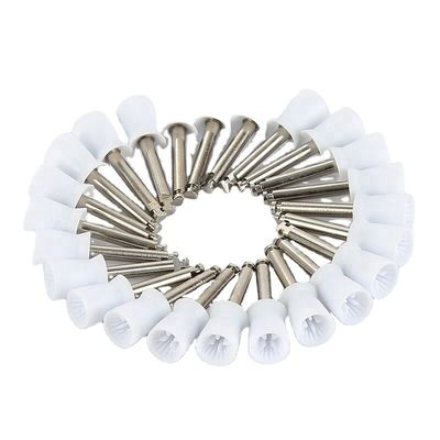Class I Instrument Dental Lab White Polishing Cup Prophy Brush Dental 100pcs/Bag