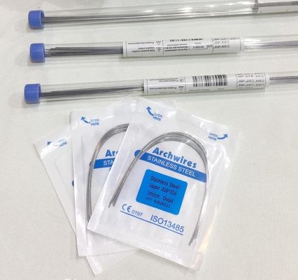 Dental Orthodontic Accessory Tooth Color Niti Archwire For OnTeeth Treatment
