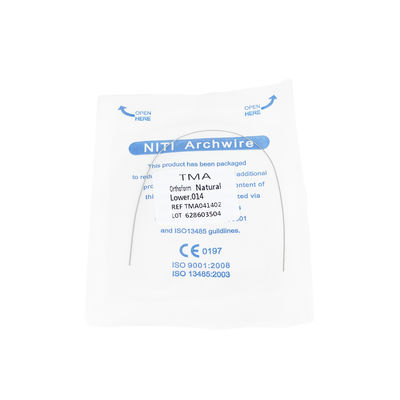 Precision ALS Orthodontic Accessory Natural TMA Round Wires 0.012/14/16/18/20 for Dentistry