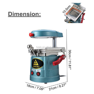 MFDS Blue Orthodontic Accessory Lab Dental Vacuum Forming Molding Machine