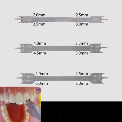 Adjustable Bracket Positioning Gauge Orthodontic Instrument Medical Stainless Steel