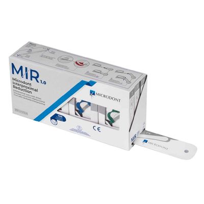 Microdont Dental Orthodontic Enamel IPR Automatic Interproximal Reduction Strips 0.05/0.1/0.2/0.3/0.4/0.5mm