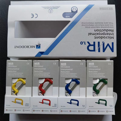 Microdont Dental Orthodontic Enamel IPR Automatic Interproximal Reduction Strips 0.05/0.1/0.2/0.3/0.4/0.5mm