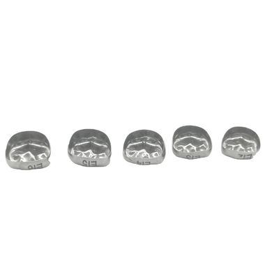 MFDS Approved Orthodontic Instrument Posterior Anterior Stainless Steel Crown In Pediatric Dentistry
