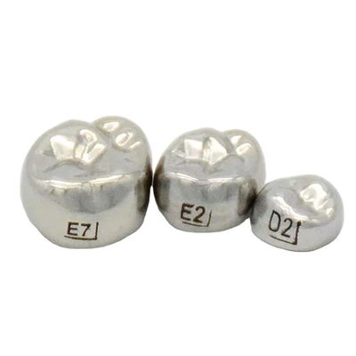 MFDS Approved Orthodontic Instrument Posterior Anterior Stainless Steel Crown In Pediatric Dentistry