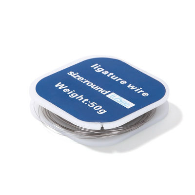 Class II Dental Surgical Orthodontic Ligature Wire 0.2mm 0.25mm 0.3mm Round Stainless Steel