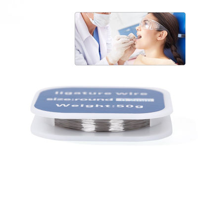 Class II Dental Surgical Orthodontic Ligature Wire 0.2mm 0.25mm 0.3mm Round Stainless Steel