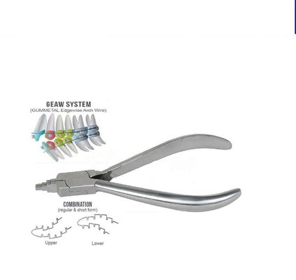 Dental Geaw Step Plier Orthodontics RMO Forceps With Vertical Loop 1MM 2MM 3MM