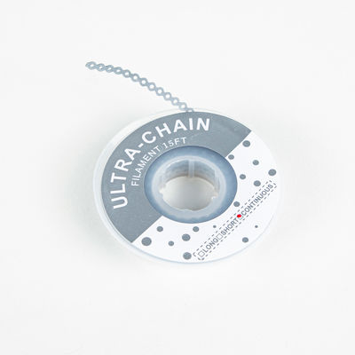Synthetic Rubber Orthodontic Elastics Power Elastomeric Chain Medical Grade