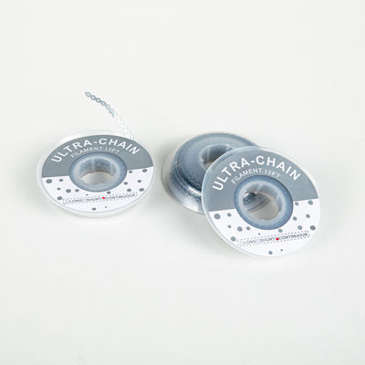 Synthetic Rubber Orthodontic Elastics Power Elastomeric Chain Medical Grade
