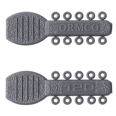 1000pcs/Pk Ormco Power Elastomeric Steel Ligature Ties Assorted Metallic Grey And Clear